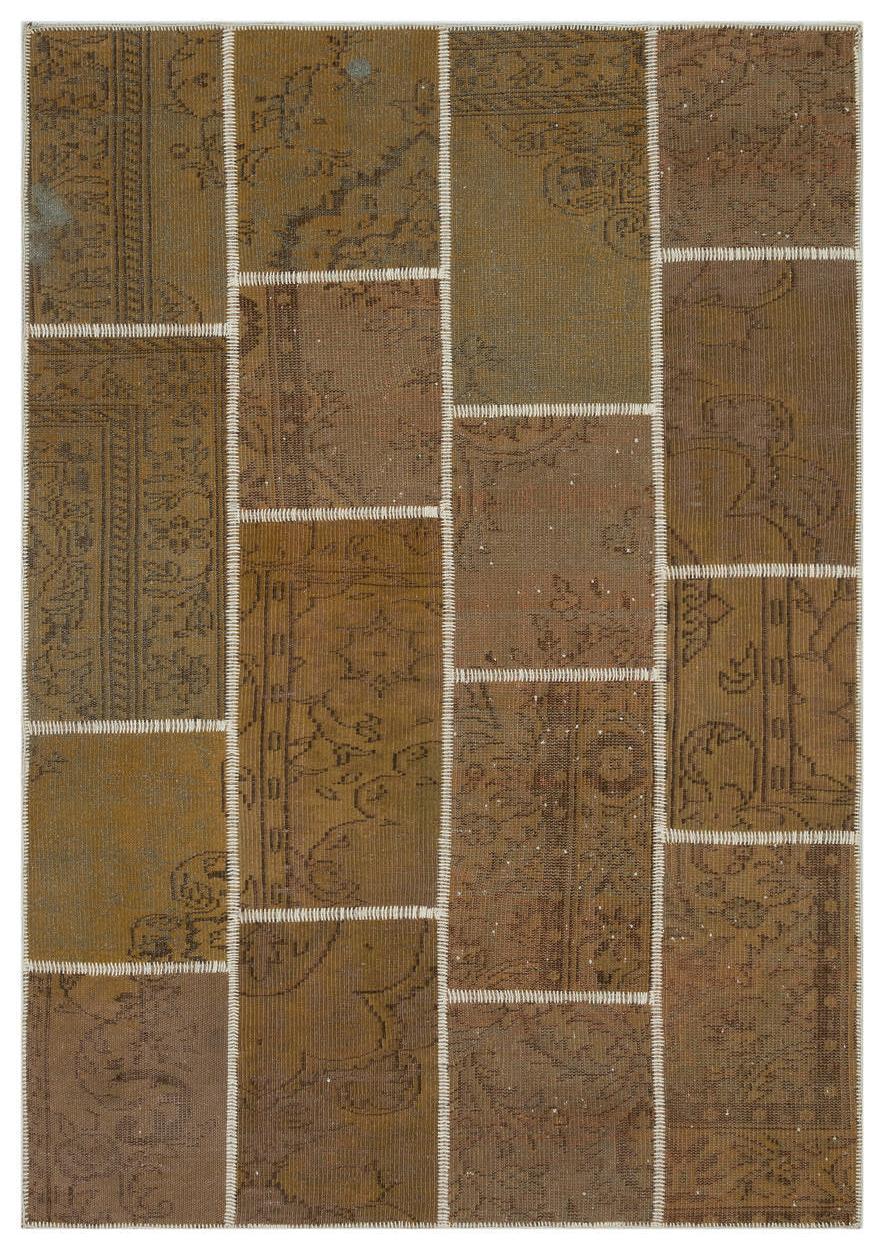 Apex Patchwork Unique Kahve 33896 160 cm X 230 cm