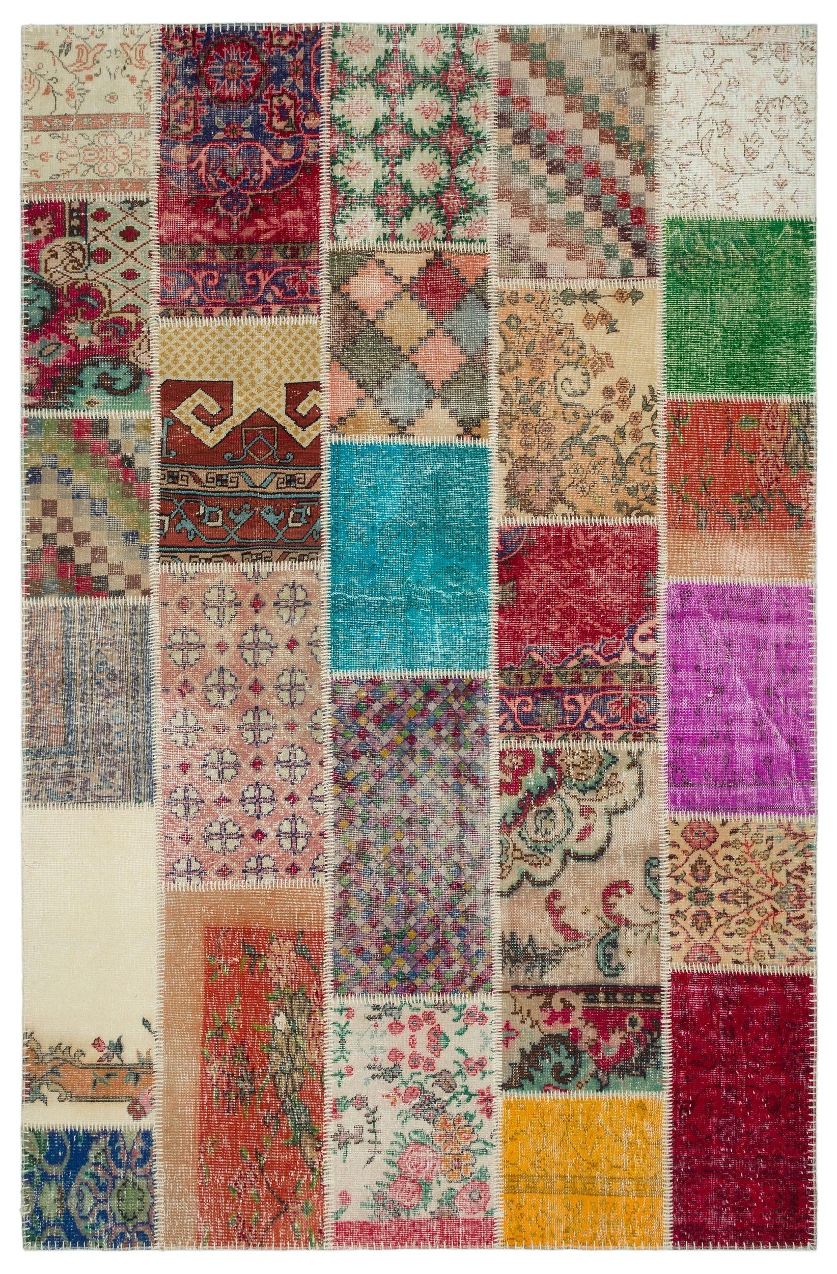 Apex Patchwork Unique Multi Naturel 20458 199 cm X 303 cm
