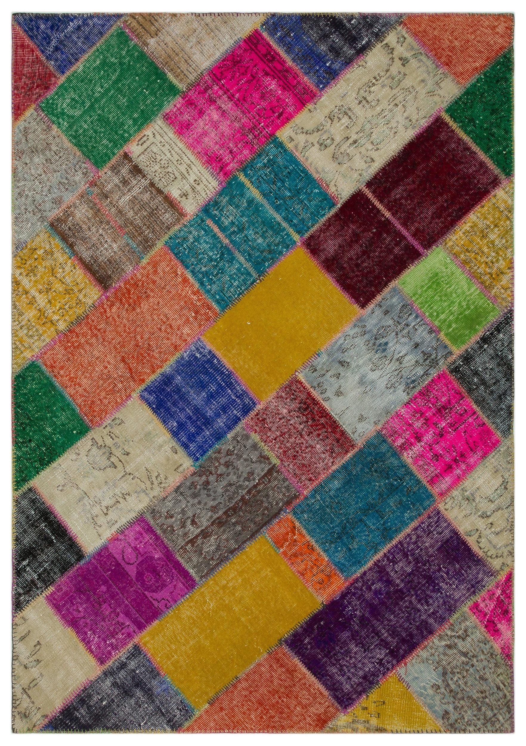 Apex Patchwork Unique Multi Naturel 21636 160 cm X 233 cm