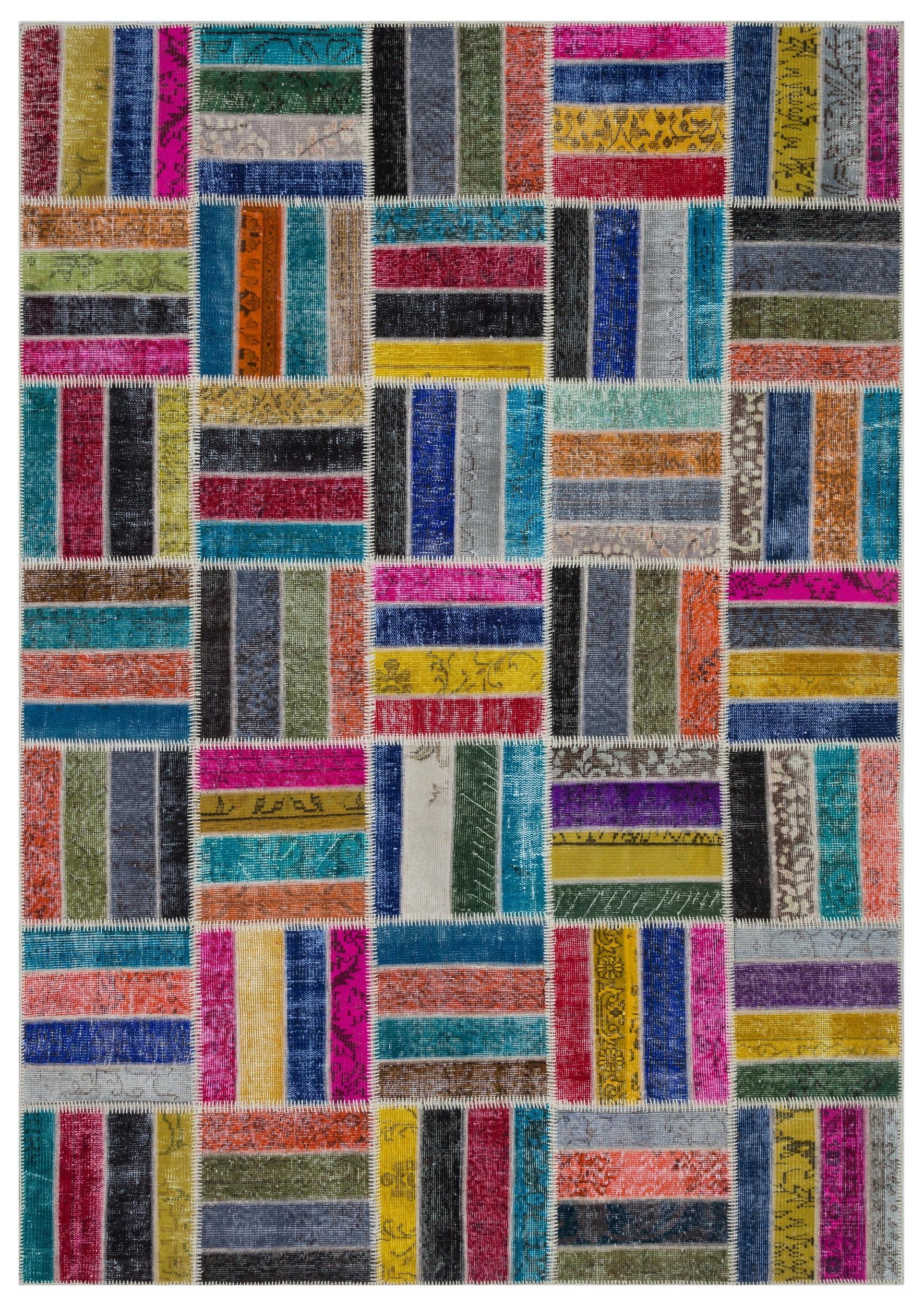 Apex Patchwork Unique Multi Naturel 31316 200 cm X 280 cm