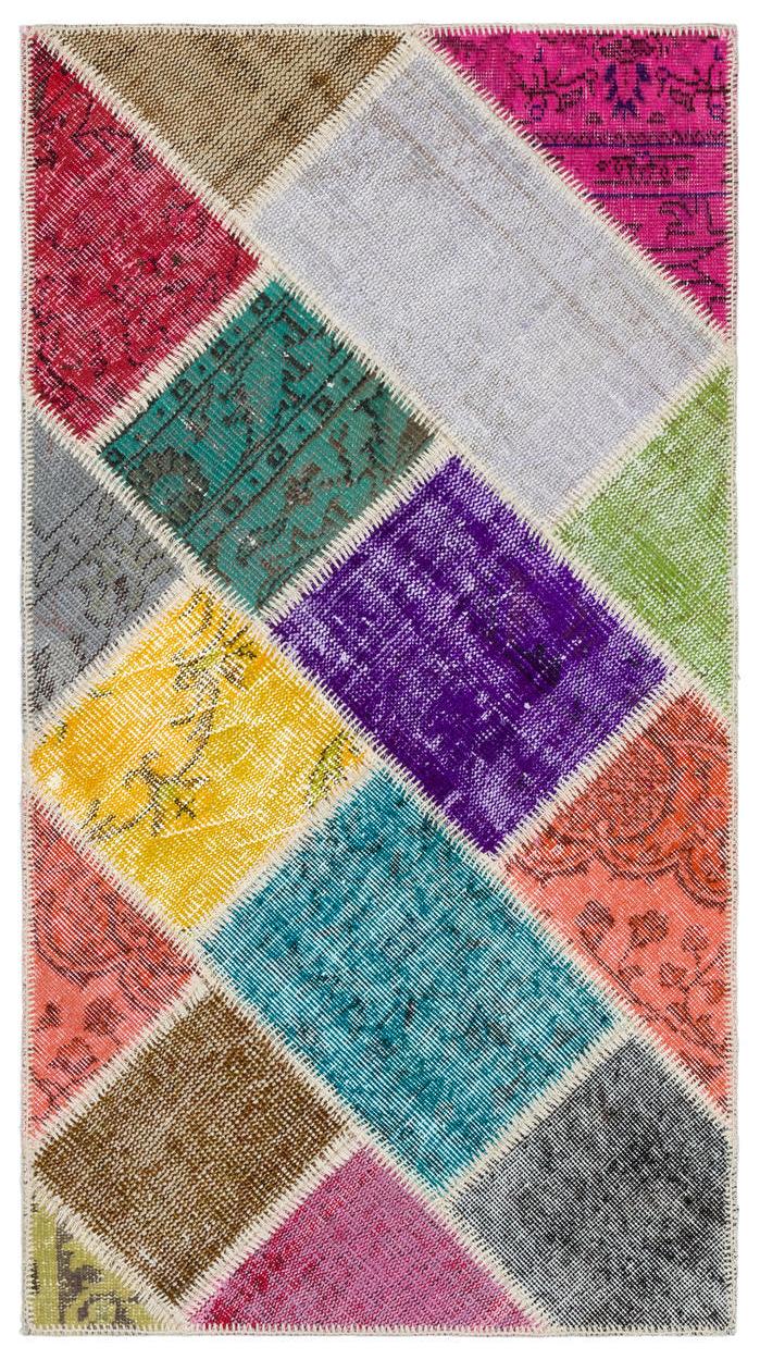 Apex Patchwork Unique Multi Naturel 34102 81 x 151 cm