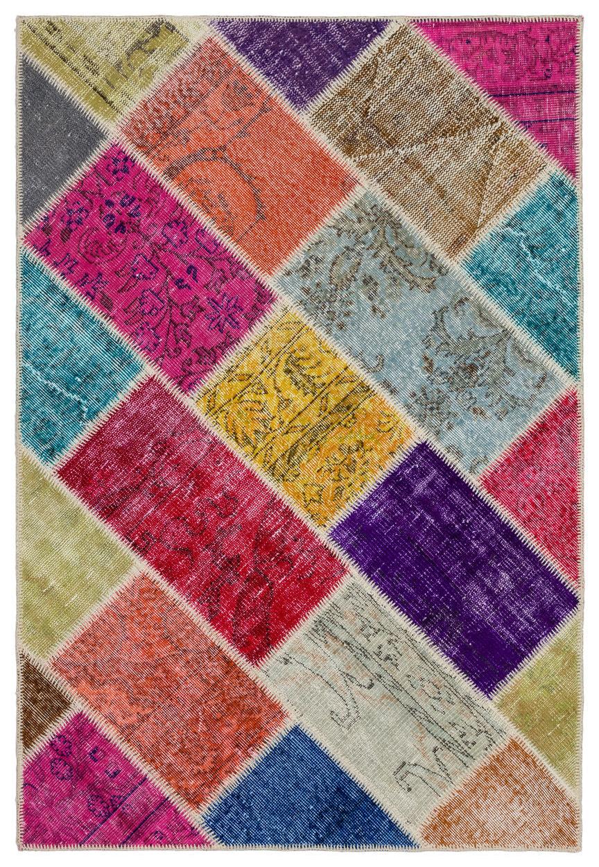 Apex Patchwork Unique Multi Naturel 34122 122 x 180 cm