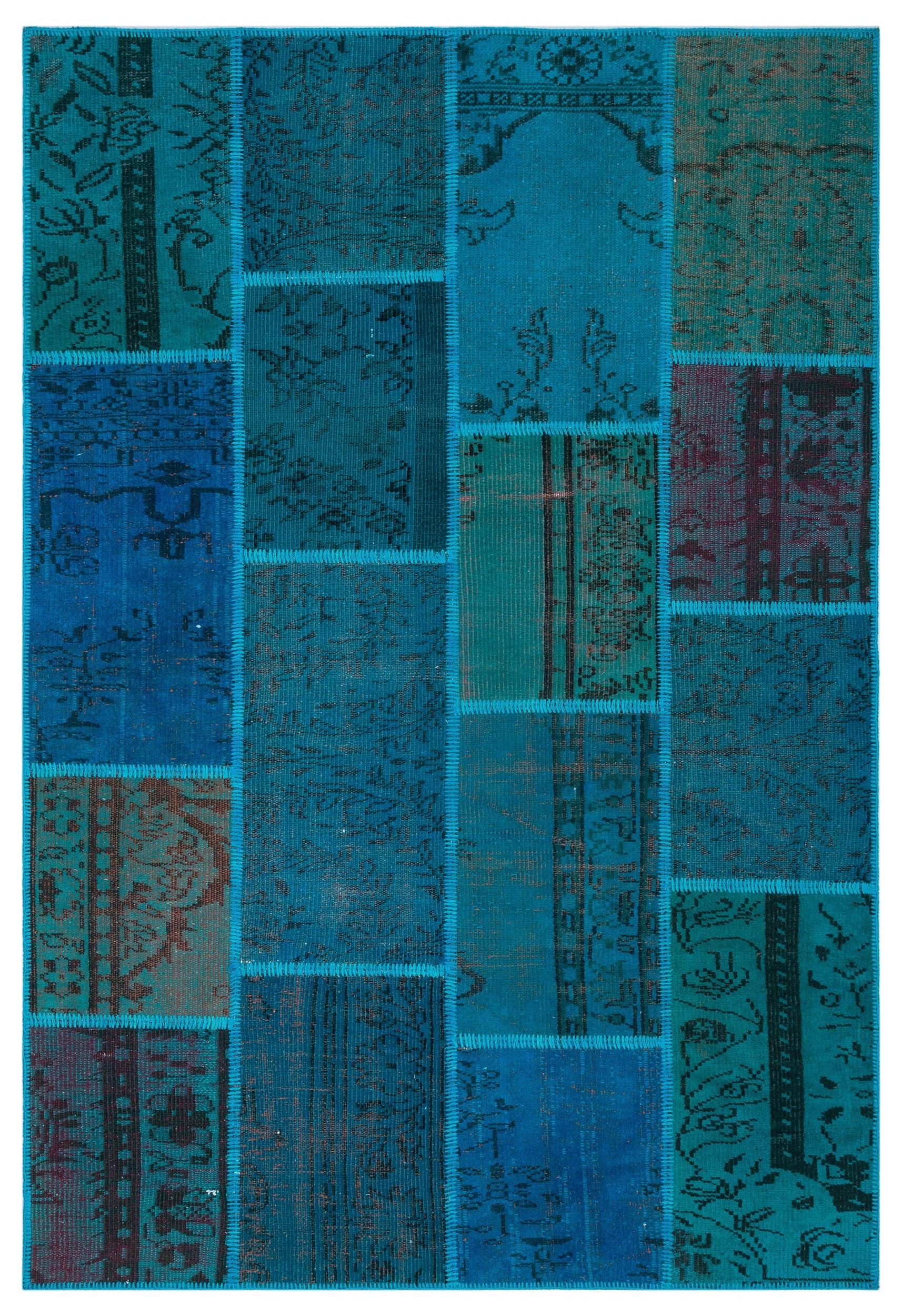 Apex Patchwork Unique Turkuaz 26368 160 cm X 230 cm
