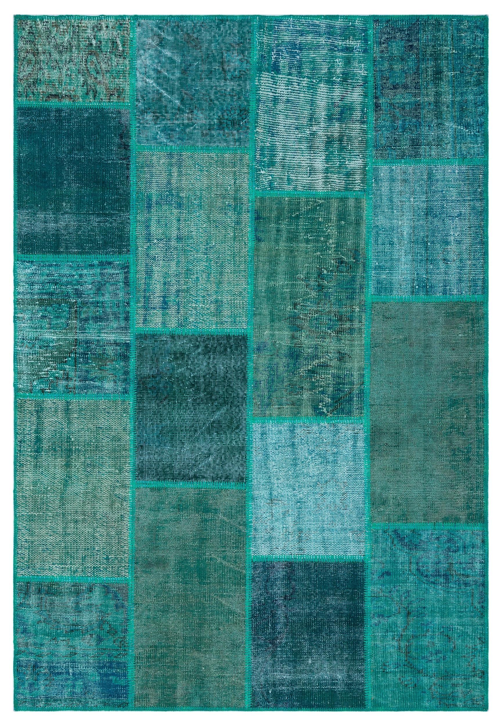 Apex Patchwork Unique Turkuaz 26485 158 cm X 230 cm