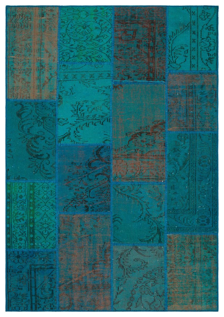 Apex Patchwork Unique Turkuaz 33907 160 cm X 230 cm