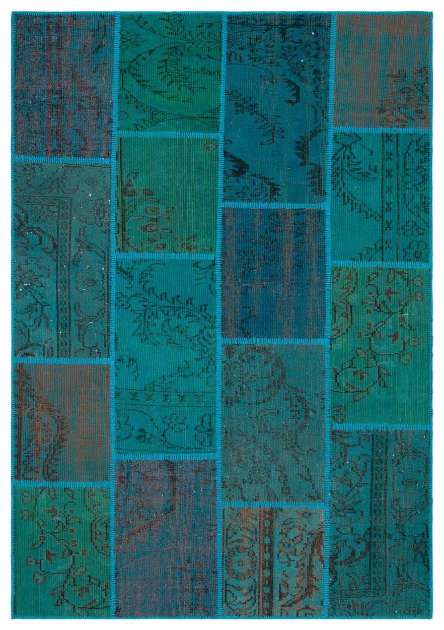 Apex Patchwork Unique Turkuaz 33948 160 cm X 230 cm