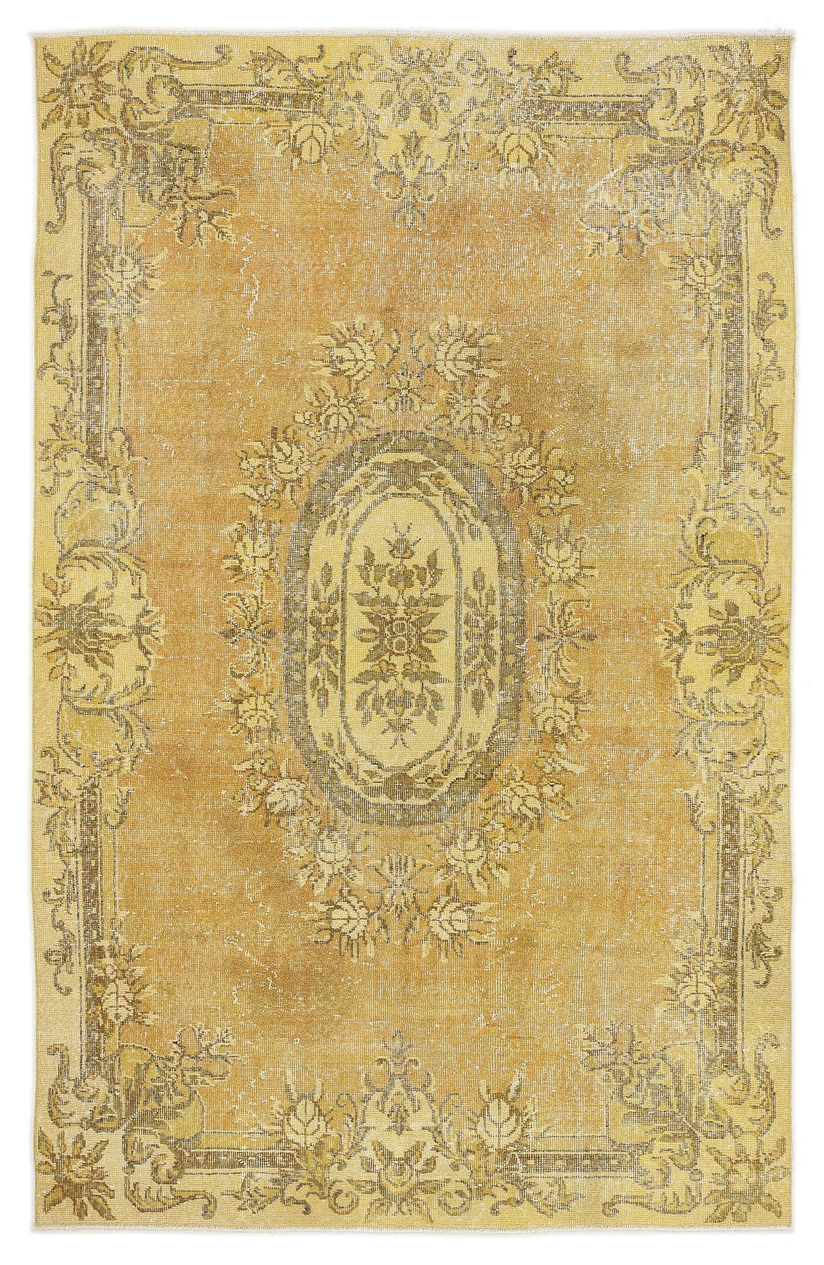Apex Vintage Sarı 7118 164 cm X 260 cm