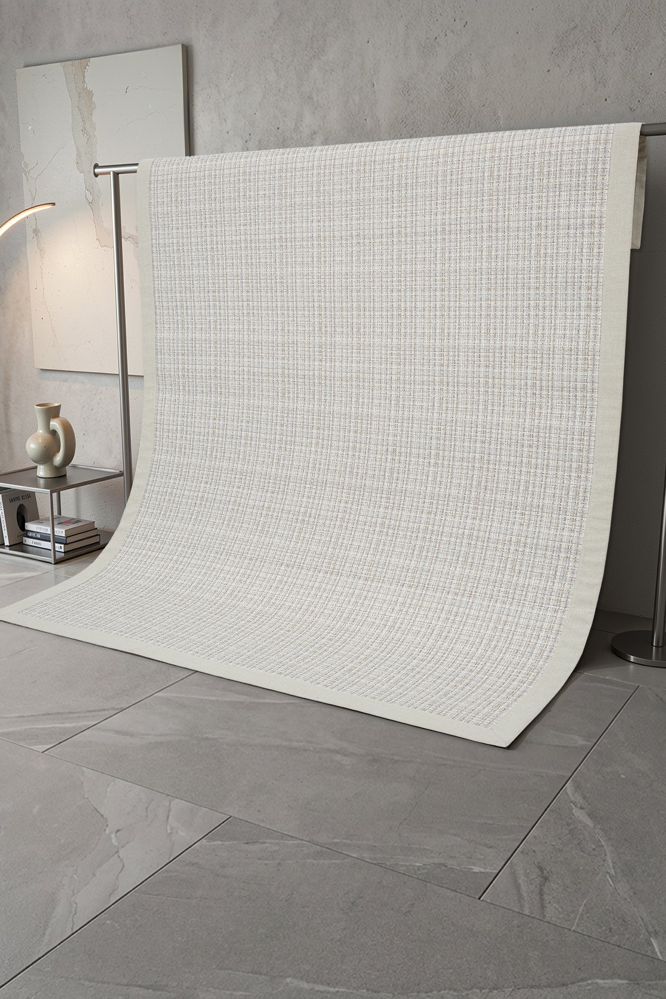 Bordürlü Sisal Premium 1821 SP Krem Bej