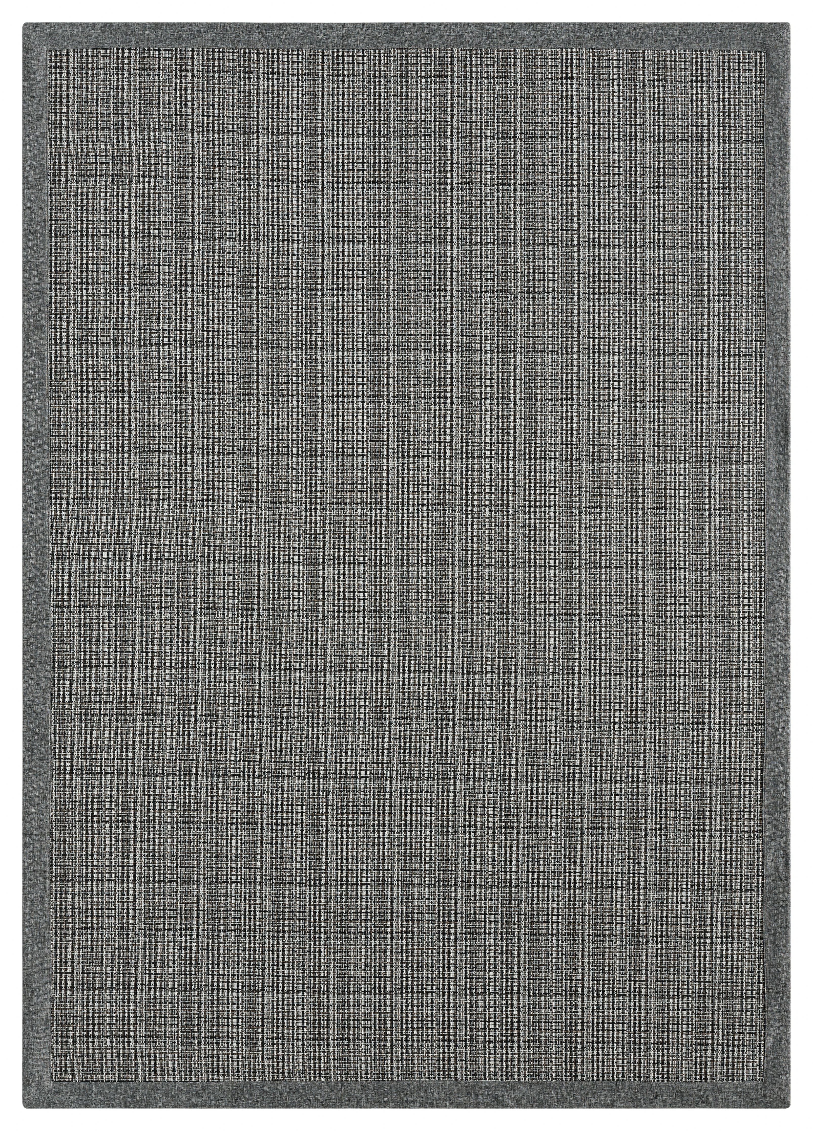 Bordürlü Sisal Premium 1823 SP Gri Antrasit