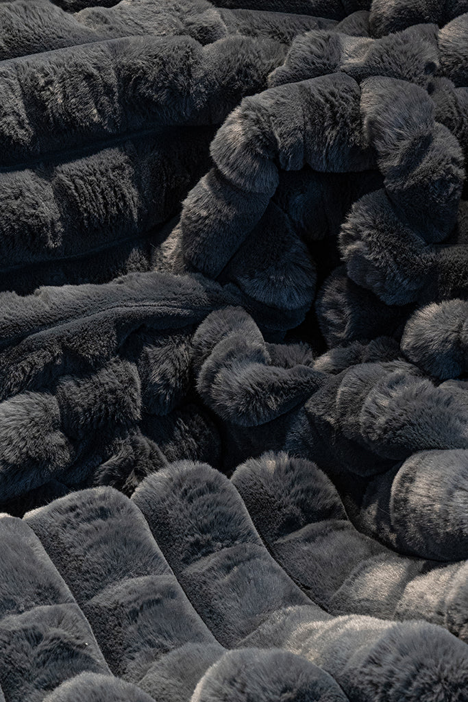 Diamante Kesme Halı (Özel Ölçü) - 7006 Antrasit