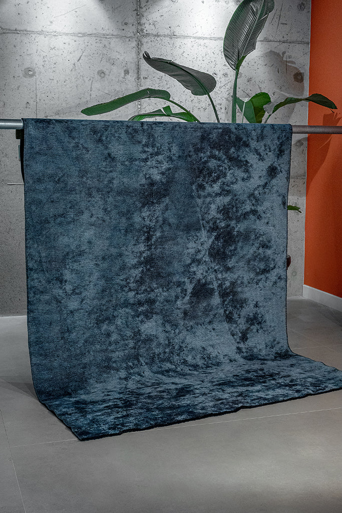 Hare Plus 8917 Mavi - Makine Halısı