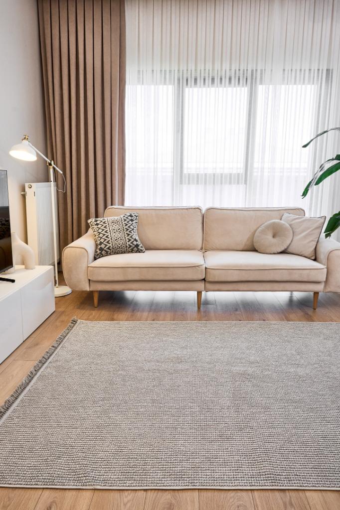 Havana 8596 Gri - Makine Halısı