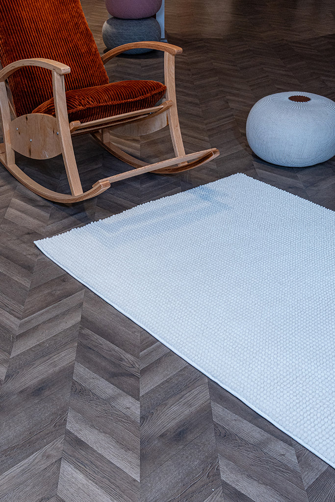 Lava Kesme Halı (Özel Ölçü) - 1541 LV Beyaz