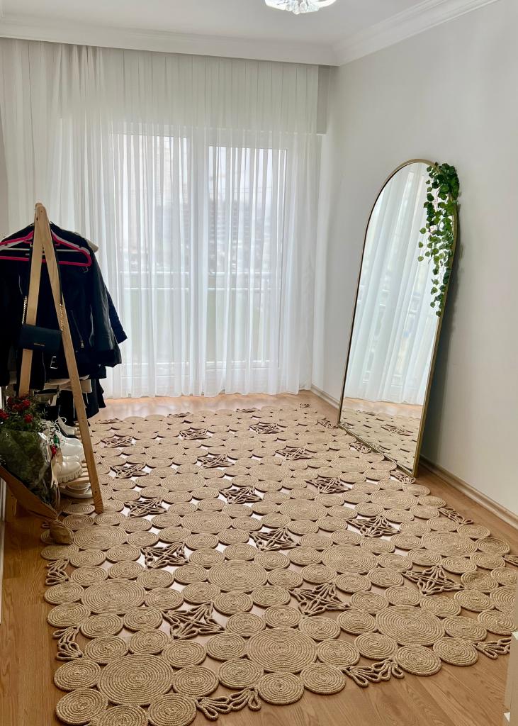 Rectangle Jute Carpet - Magnolia 9122 I Apex Carpet