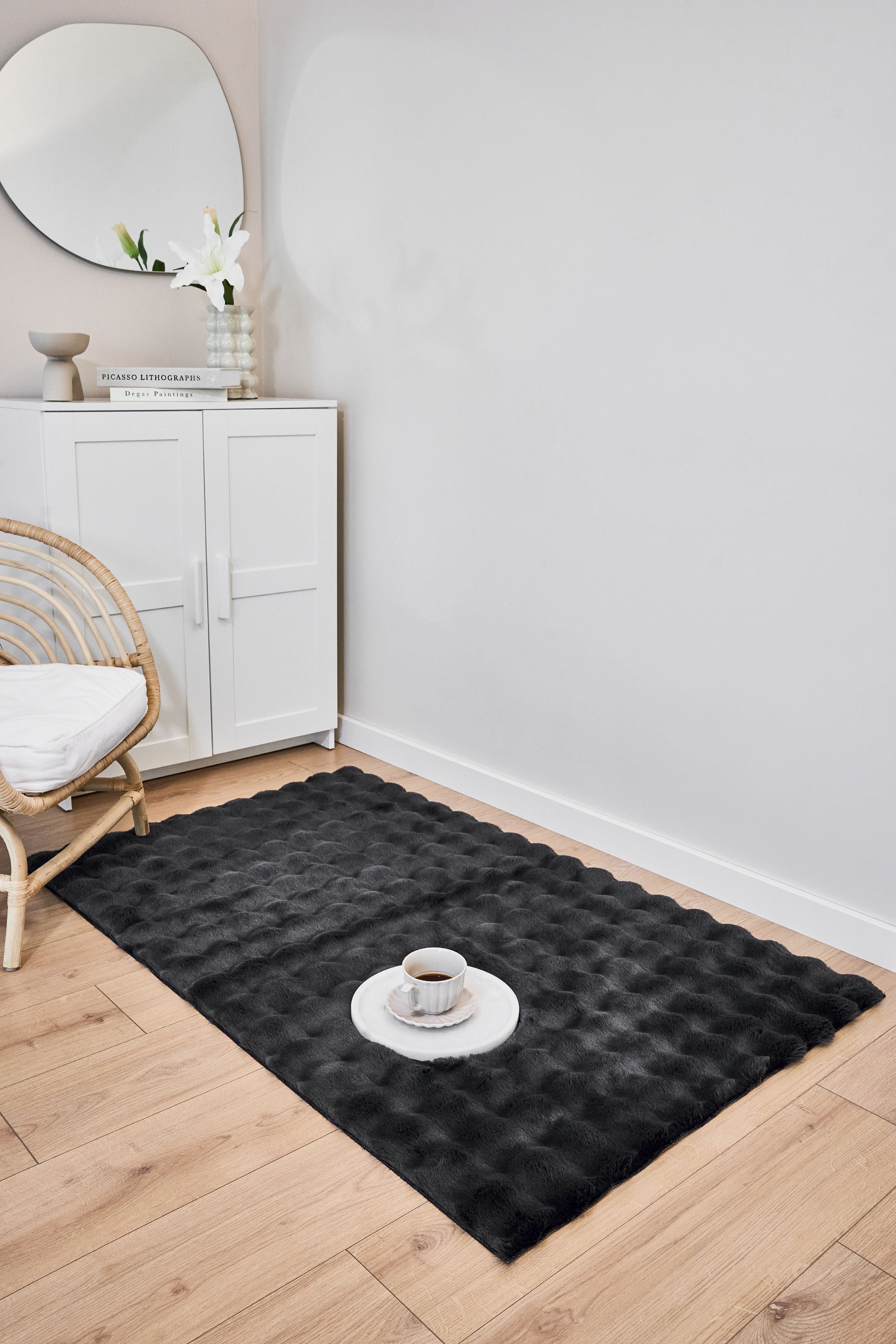 Molecule Kesme Halı (Özel Ölçü) - Antrasit