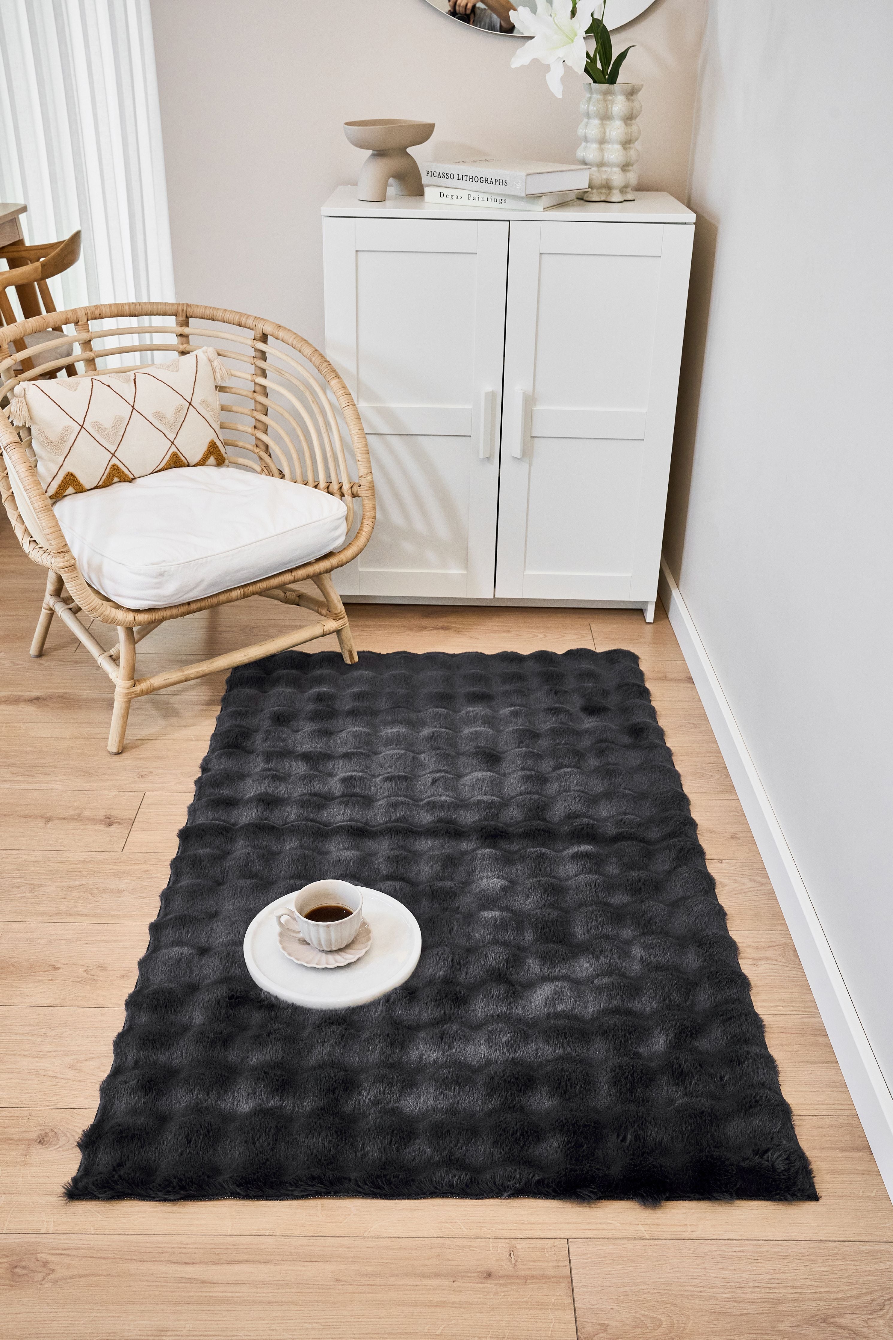 Molecule Kesme Halı (Özel Ölçü) - Antrasit