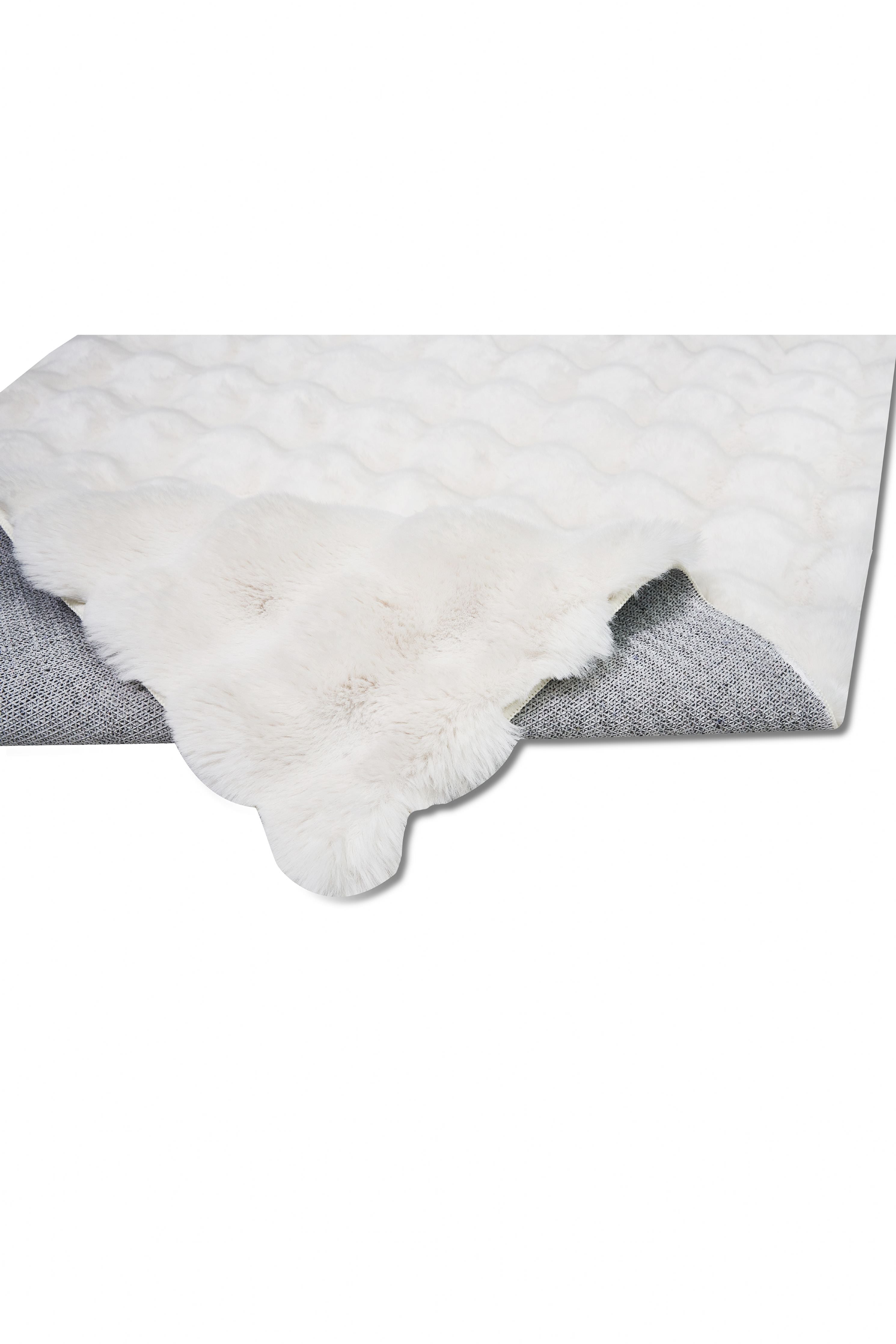 Molecule Kesme Halı (Özel Ölçü) - Krem