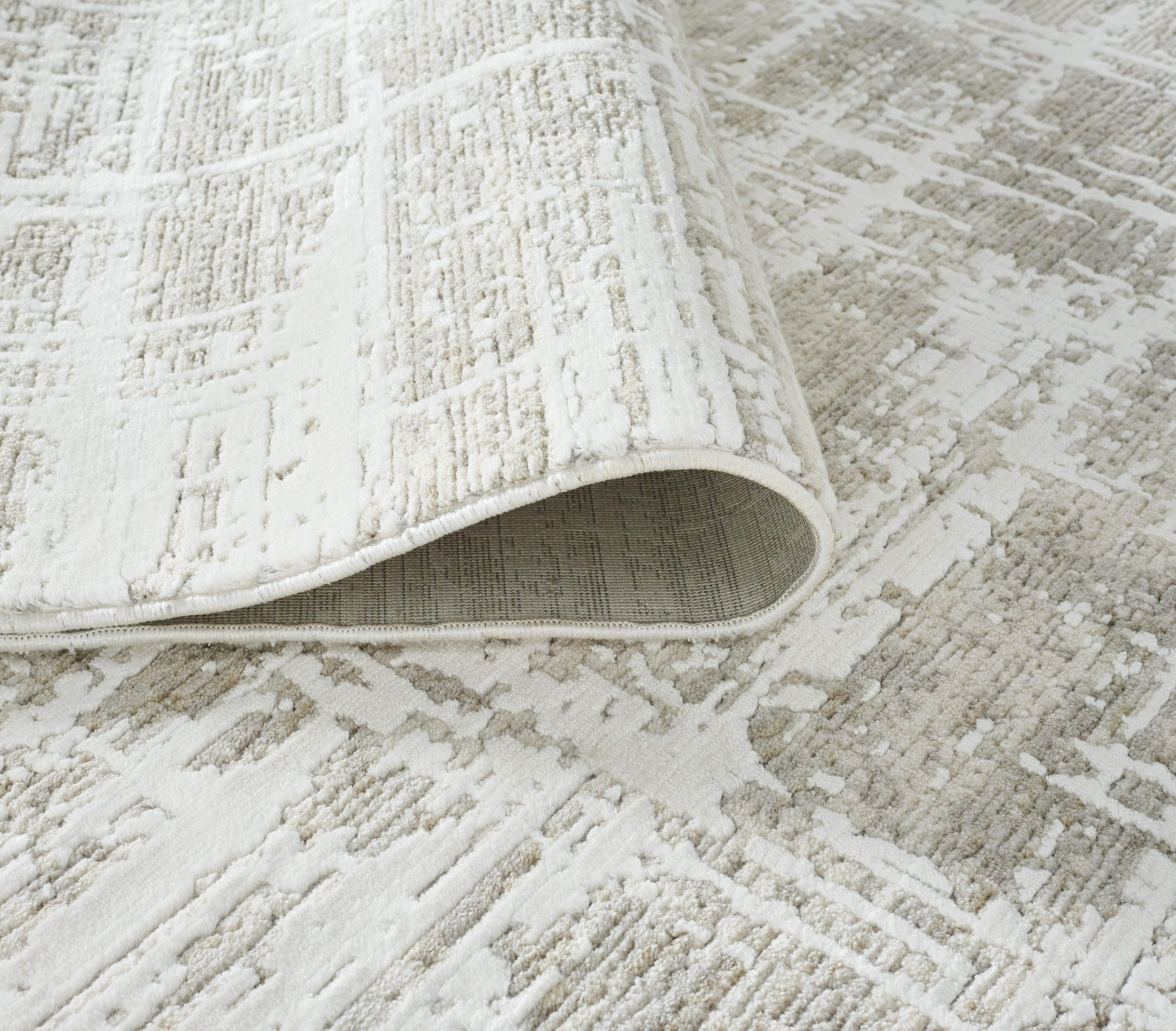 Mono Luxe 4061 Krem - Makine Halısı