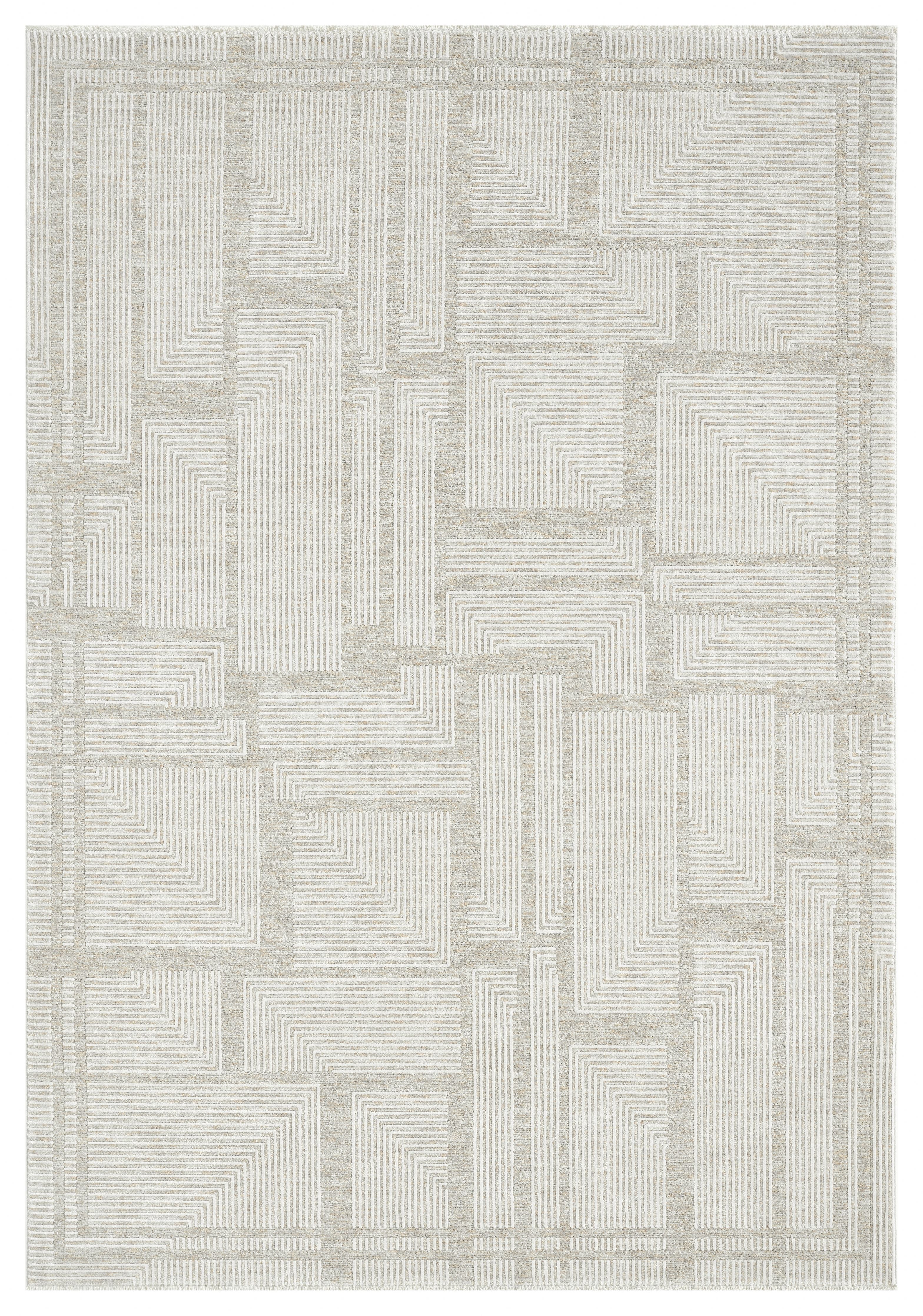 Mono Luxe Kesme Halı (Özel Ölçü) - 4032 Krem