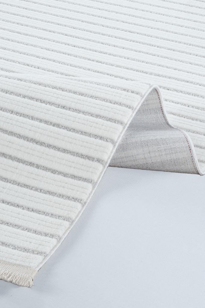 Origami 6931 Beyaz Gri - Dekoratif Halı