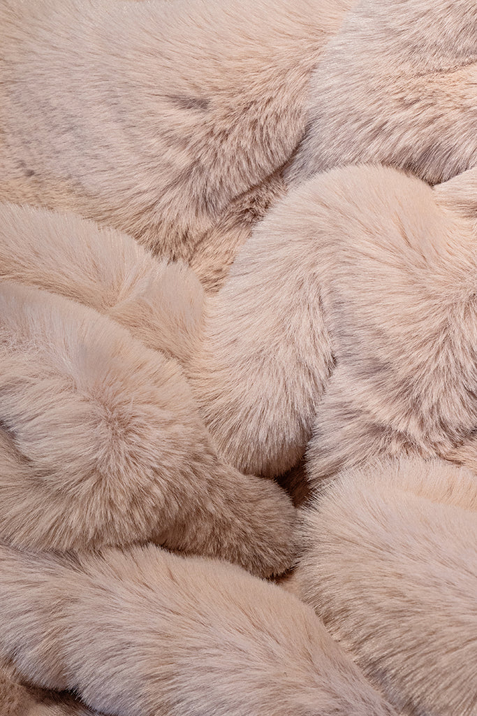 Palma Kesme Halı (Özel Ölçü) - Pudra