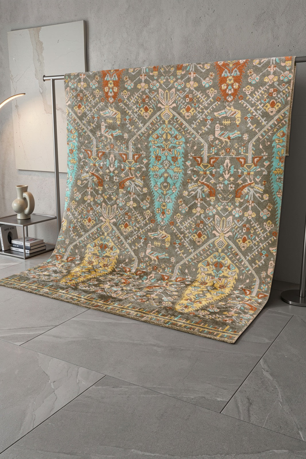 Paspartu 1913 Antrasit - Makine Halısı