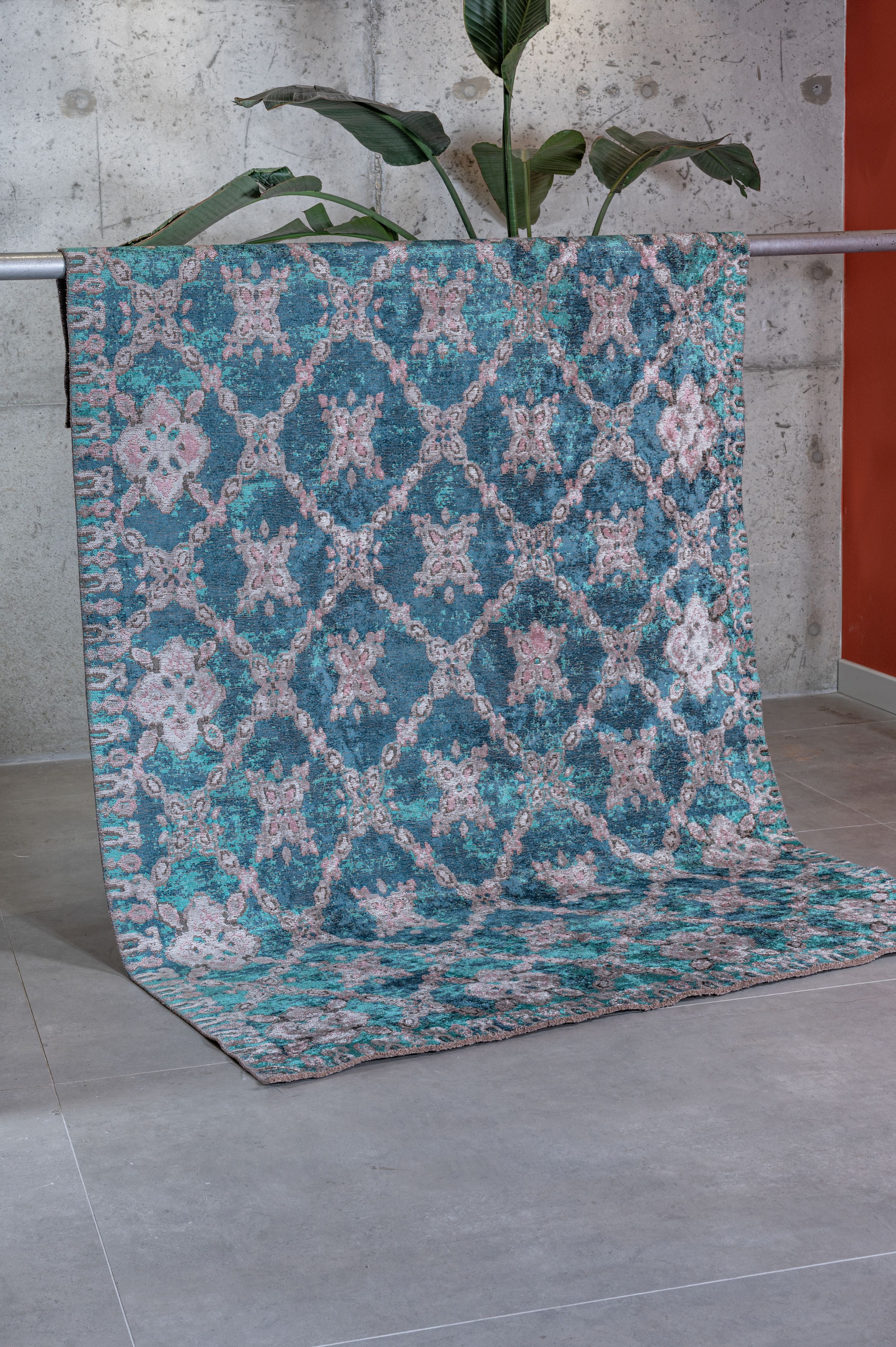 Paspartu 1942 Mavi - Makine Halısı