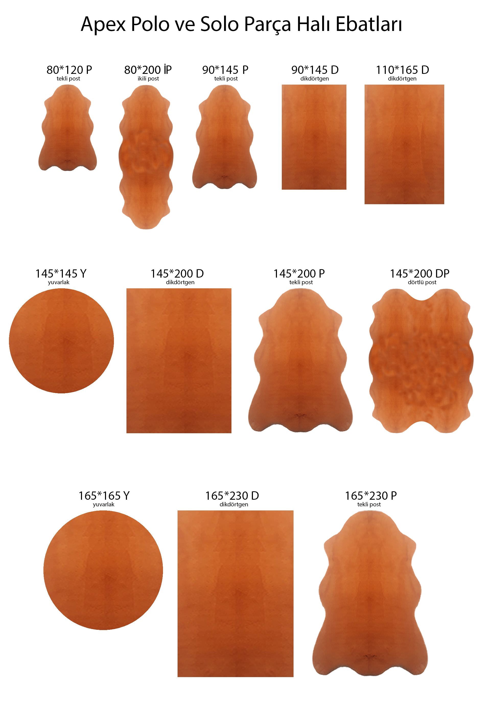 Polo 8702 Gri - Dekoratif Halı