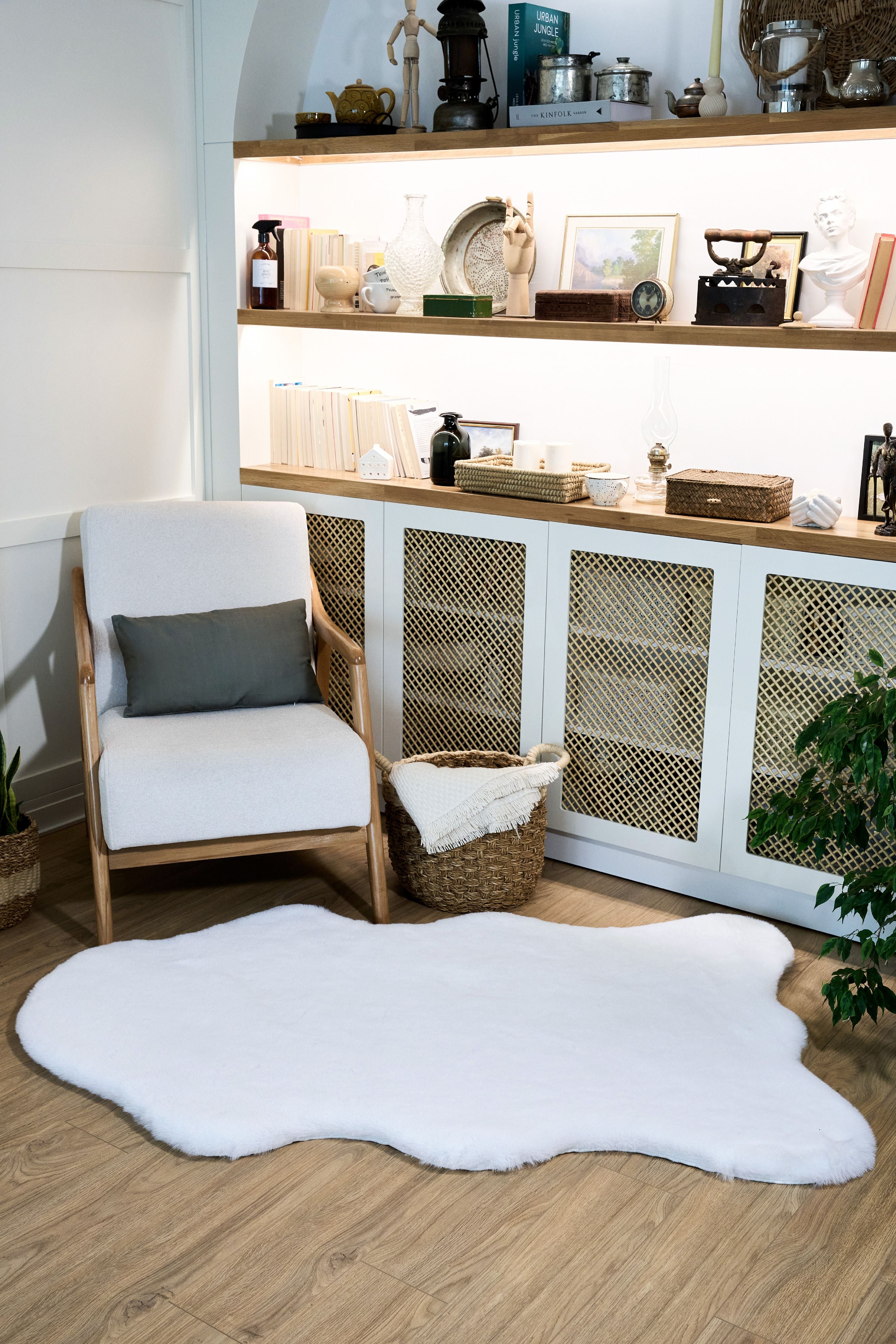 Polo 8705 Beyaz - Dekoratif Halı