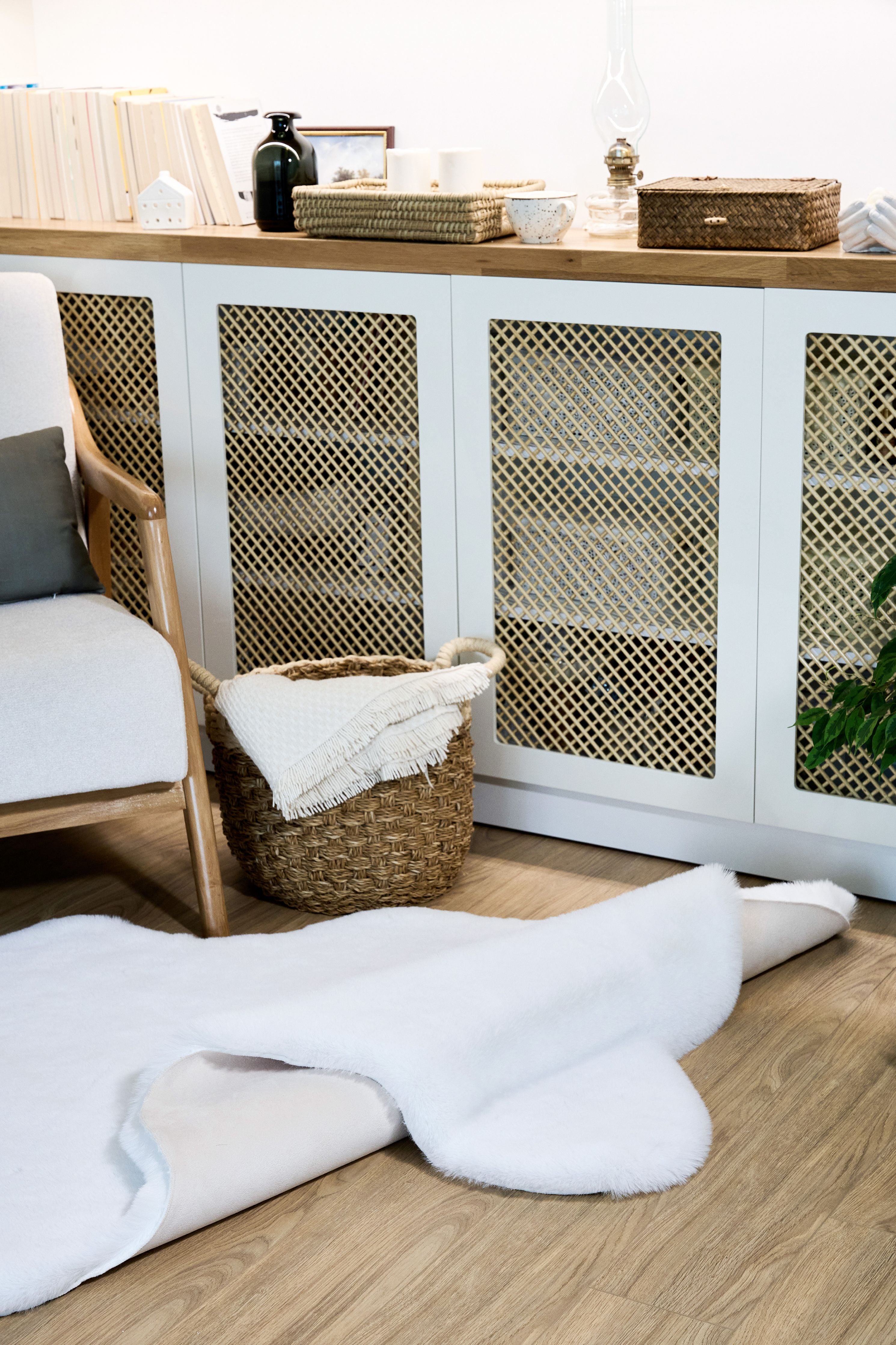 Polo 8705 Beyaz - Dekoratif Halı