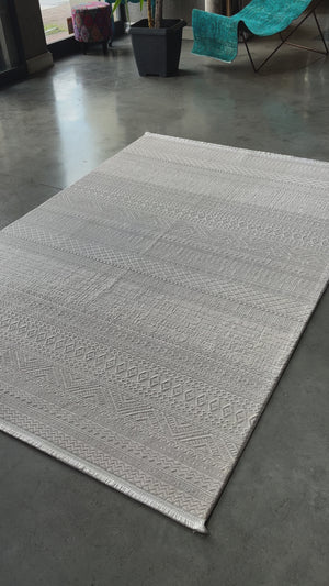 Apex Calista 1721 Gri Makine Halısı