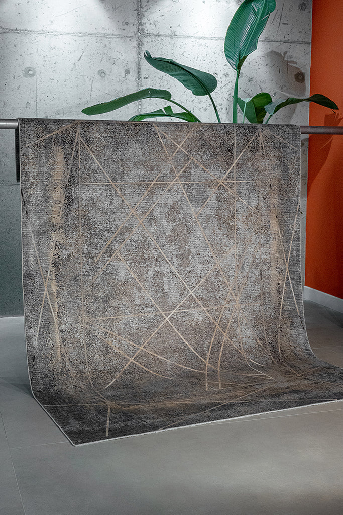 Queen 8111 Antrasit - Makine Halısı