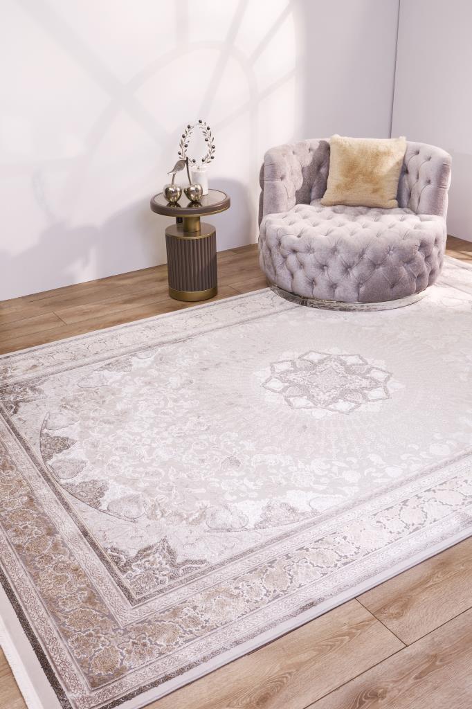 Queen 8117 bej - Makine Halısı