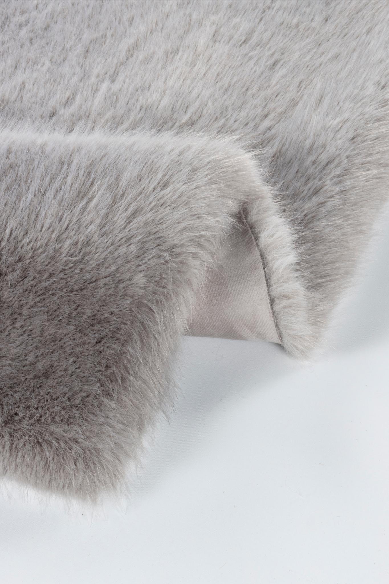 Apex Reiki Gri Kalın Peluş Post