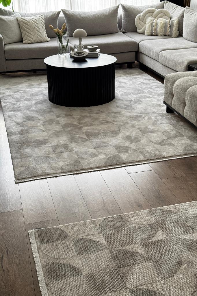 Truva 6621TR Gri - Makine Halısı