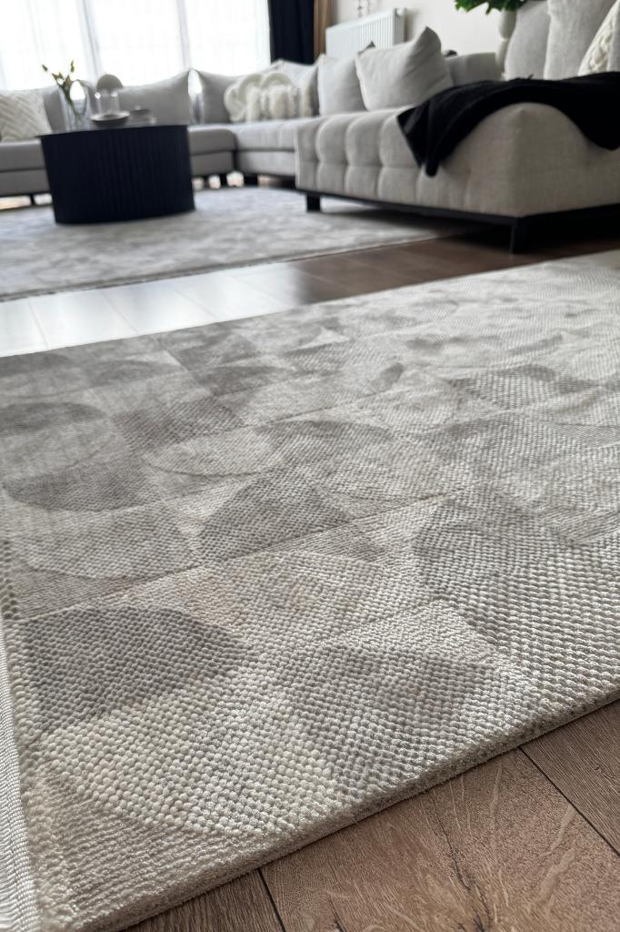 Truva 6621TR Gri - Makine Halısı