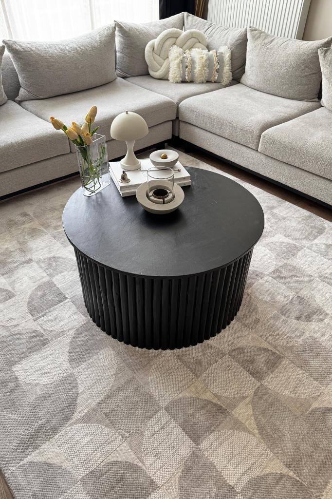 Truva 6621TR Gri - Makine Halısı
