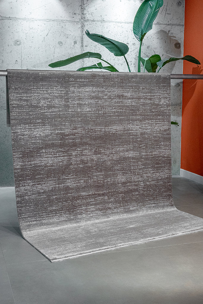 Truva Kesme Halı (Özel Ölçü) - 6611TR Antrasit