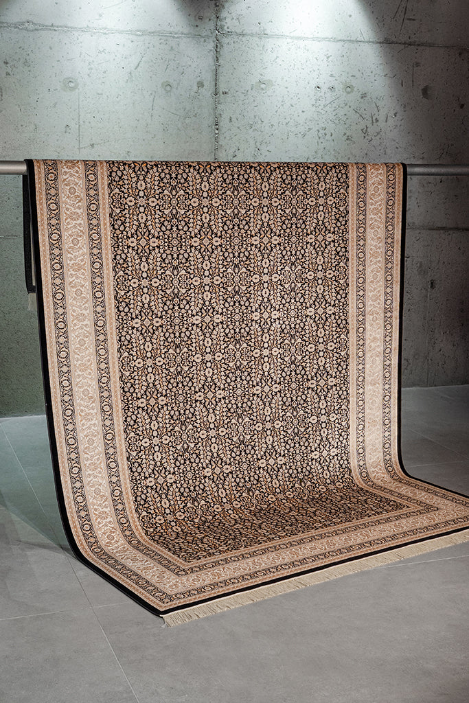 Vendome Palace 5402 Siyah Krem - Makine Halısı