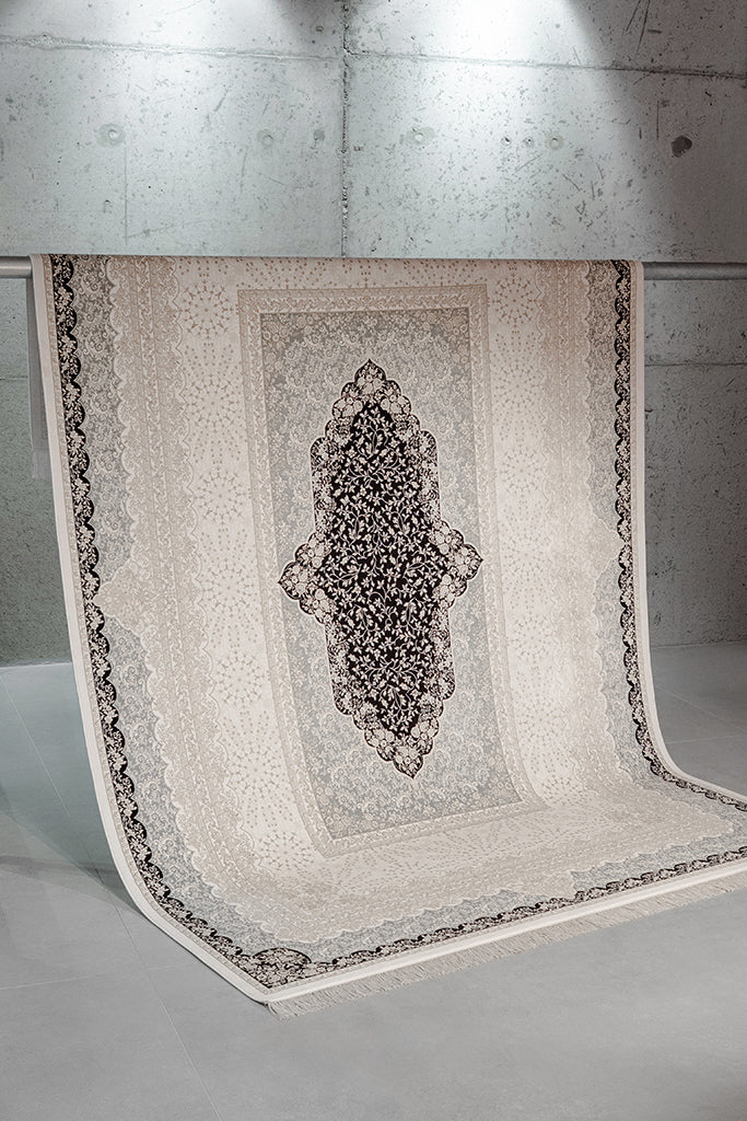 Vendome Palace 5411 Siyah Krem - Makine Halısı