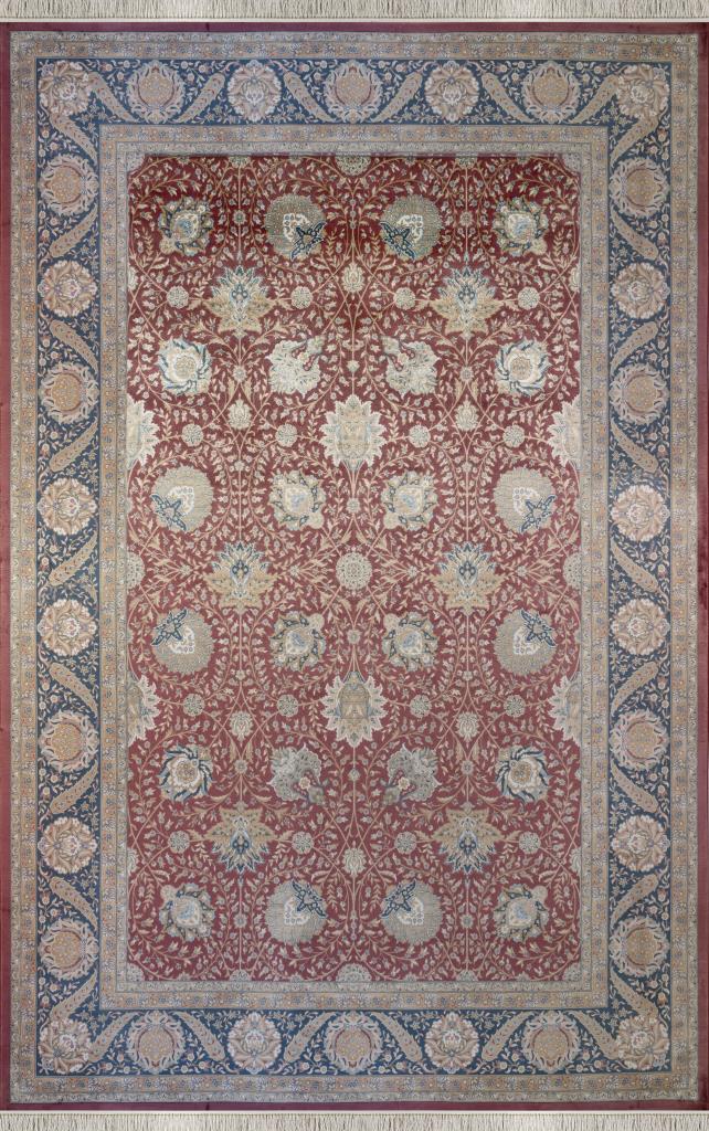 Vendome Palace 5421 Kiremit Lacivert - Makine Halısı