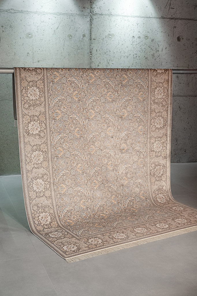 Vendome Palace 5441 Gri Krem - Makine Halısı