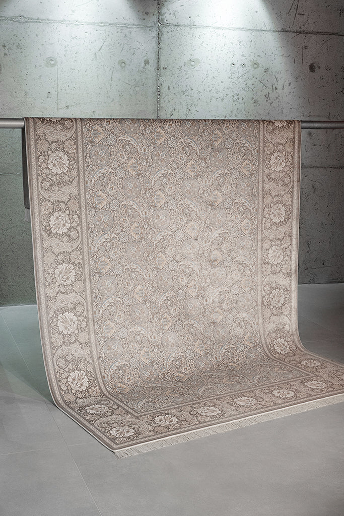 Vendome Palace 5441 Gri Krem - Makine Halısı