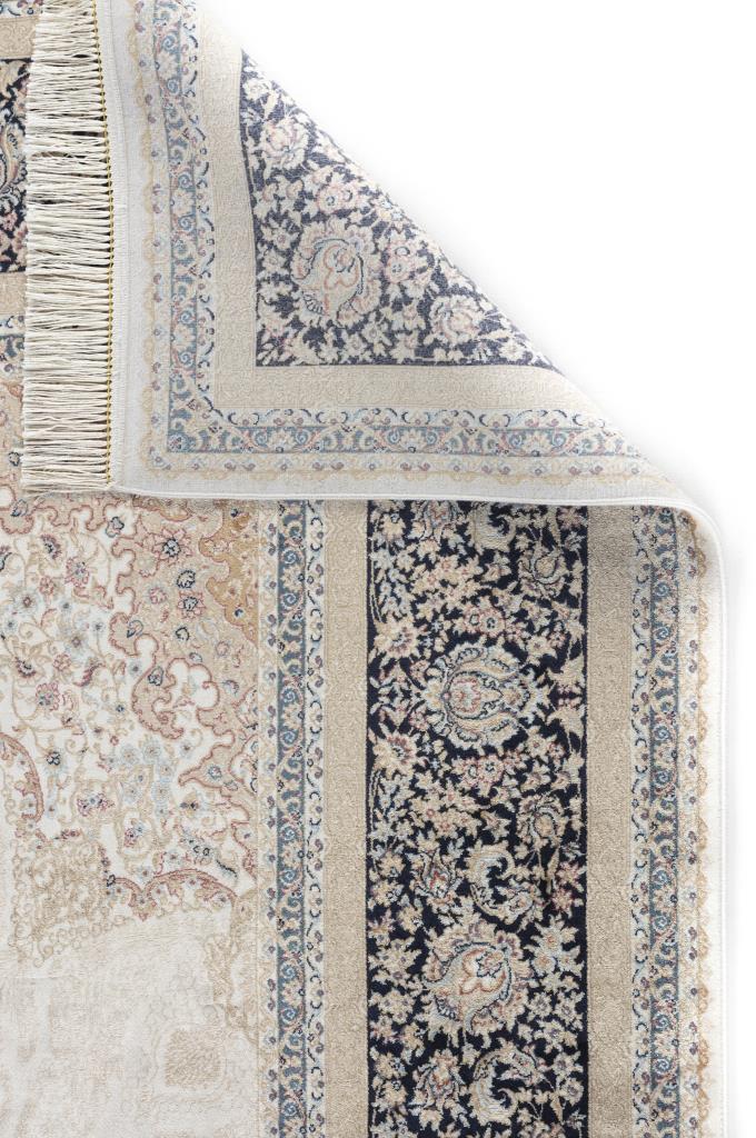 Vendome Palace 5471 Lacivert Krem - Makine Halısı