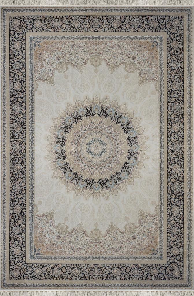 Vendome Palace 5471 Lacivert Krem - Makine Halısı