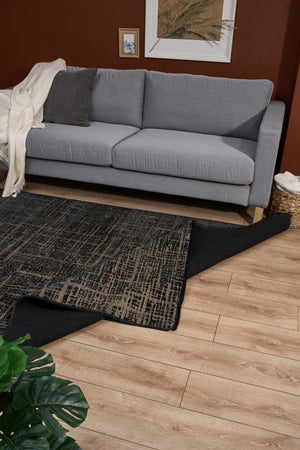 Apex Gloria 4015 Anthracite Decorative Carpet