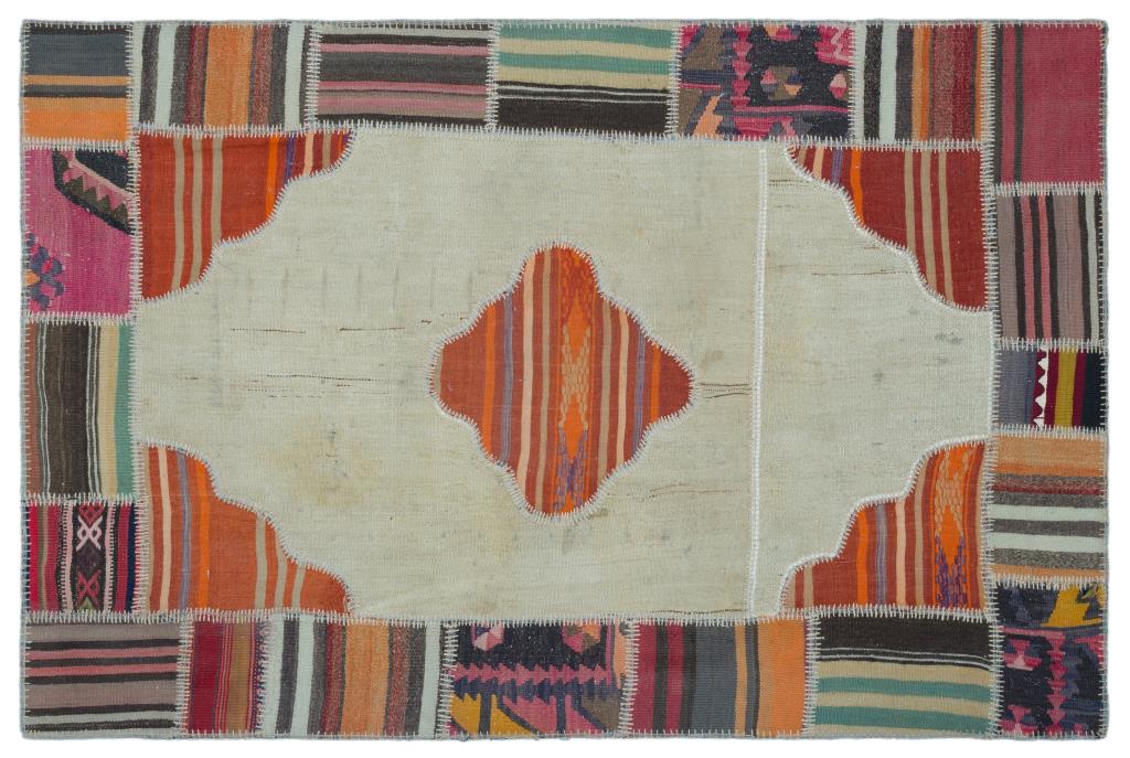 Apex Kilim Patchwork Unique Naturel 25118 120 x 181 cm