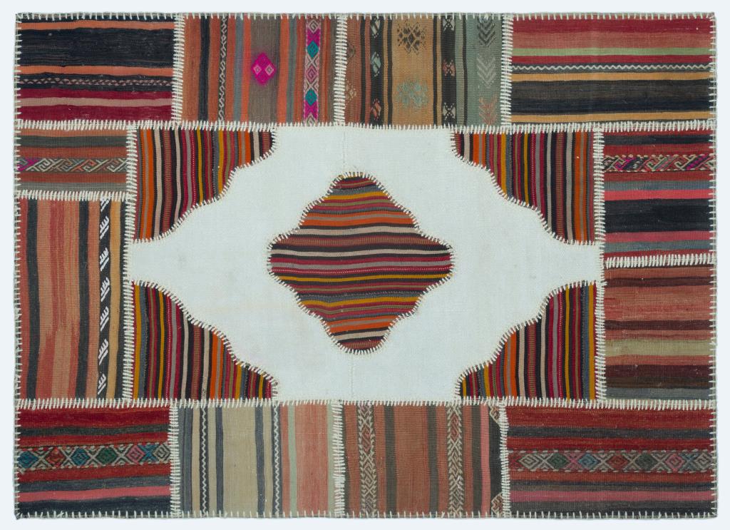 Apex Kilim Patchwork Unique Naturel 25162 128 x 178 cm