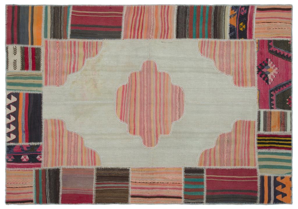 Apex Kilim Patchwork Unique Naturel 25284 160 x 226 cm