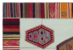 Apex Kilim Patchwork Unique Naturel 25305 158 x 233 cm